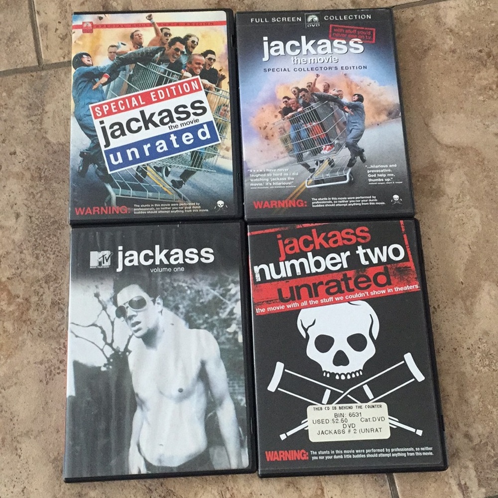Jackass DVD bundle